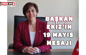 BAŞKAN EKİZ'İN 19 MAYIS MESAJI