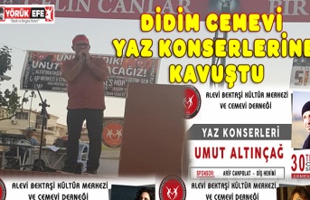 DİDİM CEMEVİ YAZ KONSERLERİNE KAVUŞTU