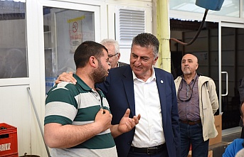Ahmet Ertürk, Karacasu’da coşkuyla karşılandı