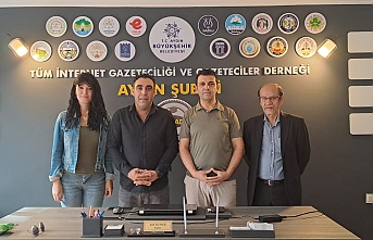 Basın Daire Başkanı Arazsu'dan TİNGADER Aydın Şube'ye ziyaret