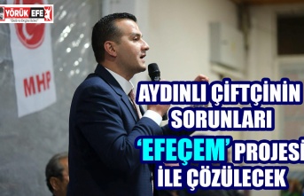 Aydınlı çiftçinin sorunları ‘Efeçem’ projesi ile çözülecek