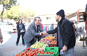 CHP'Lİ YETİŞKİN EĞRİKAVAKLI VATANDAŞLARLA TEK YÜREK OLDU