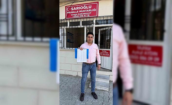 Çinede seçim var, Sarıoğlu Mahallesi muhtarını seçecek