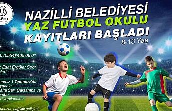 Nazilli Belediyesi Yaz Futbol Okulu kayıtları başladı