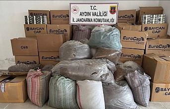 Kuşadasında kaçak sigara operasyonu: 3 ton tütün ele geçirildi