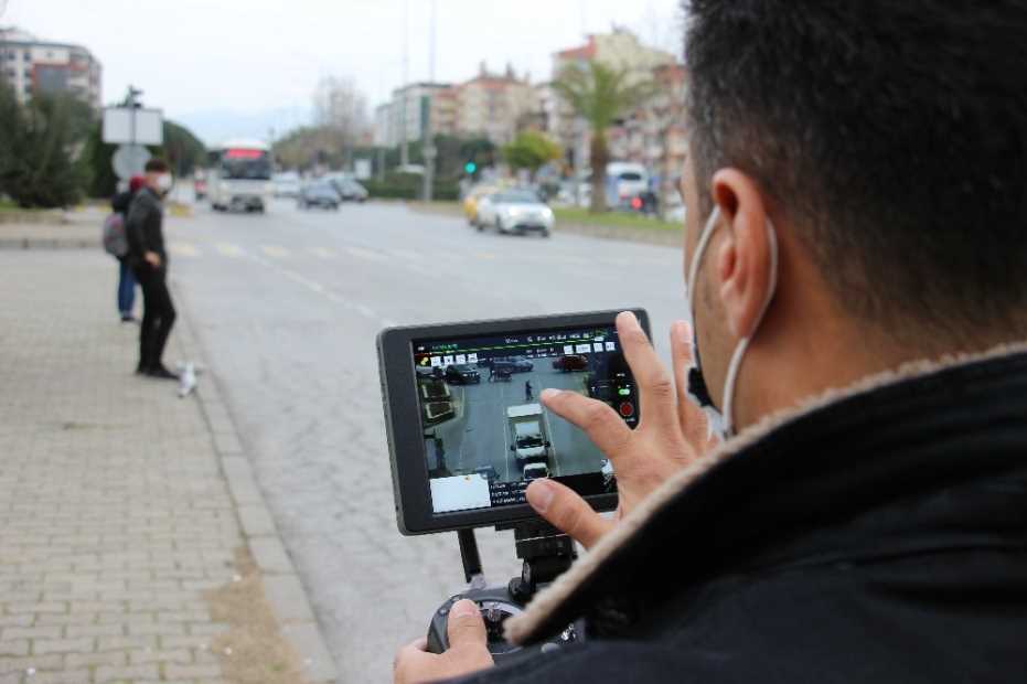 Aydın’Da Drone Destekli Trafik Denetimi 