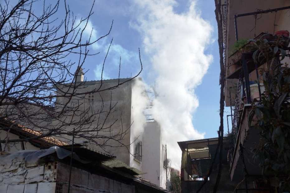 Aydın’Da Ev Yangını; 1 Yaralı 