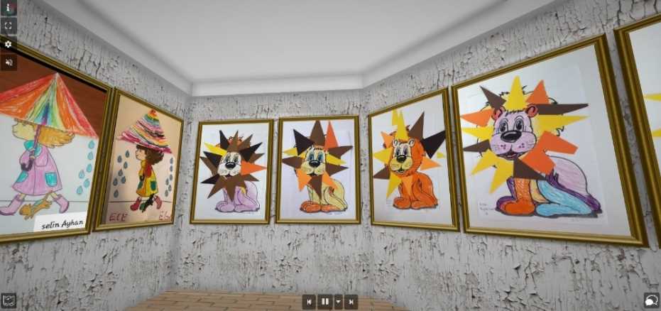 Başak Koleji’Nden Sanal Resim Sergisi 