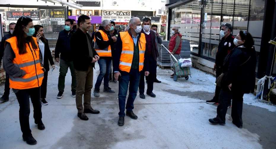 Başkan Günel, Turistik Çarşılardaki Çalışmaları Denetledi 