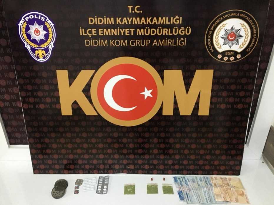 Didim’De Uyuşturucu Taciri 3 Şüpheliye Şok Baskın 