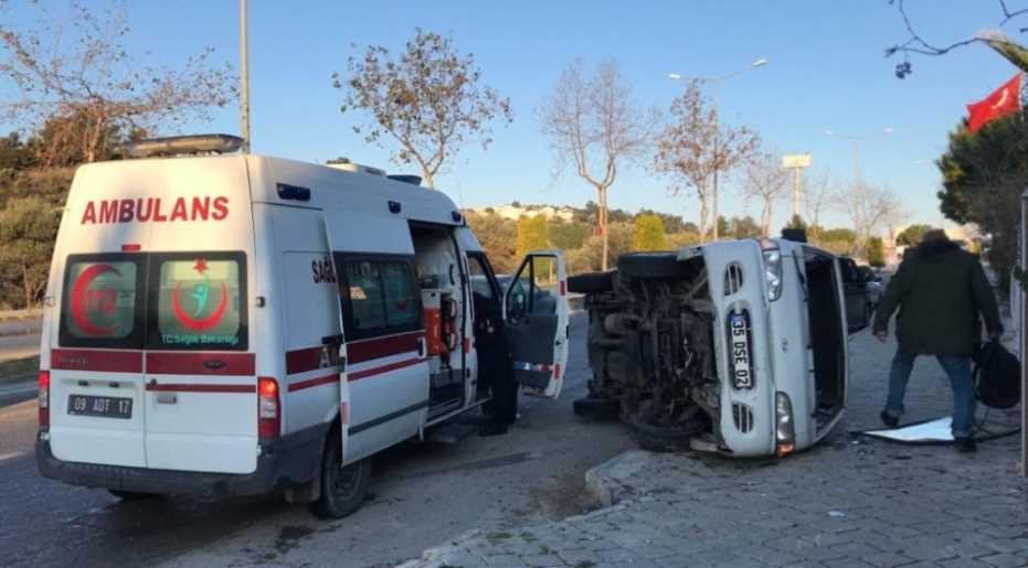 Kuşadası’Nda Trafik Kazası: 2 Yaralı 