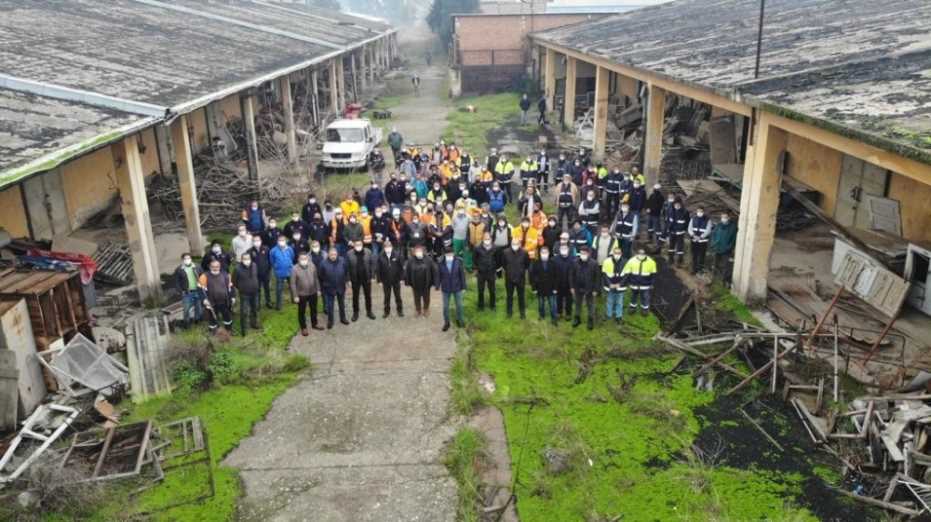 Nazilli Belediyesi Sümerbank Alanını Elden Geçirdi 