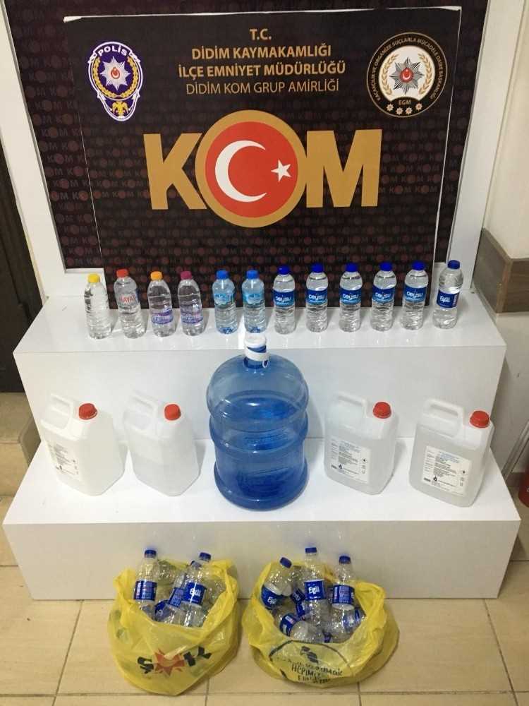 Pet Şişede Ev Yapımı Alkole Baskın 