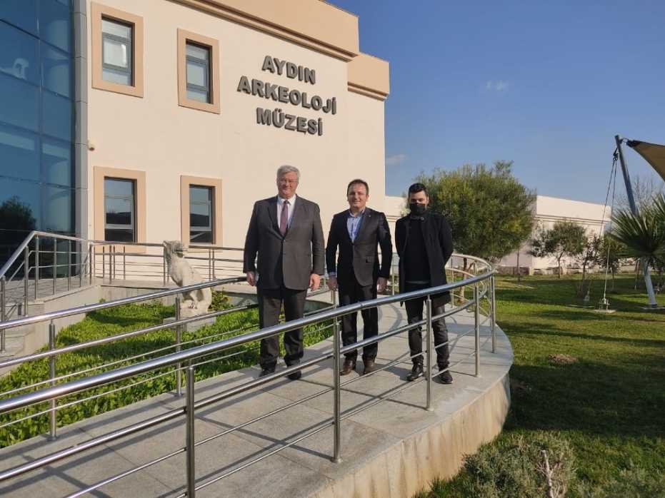Ukrayna Ankara Büyükelçisi Sybiha, Aydın Arkeoloji Müzesi’Ni Ziyaret Etti 