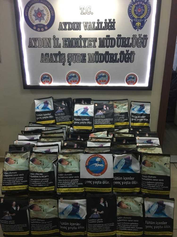 Yunus Timleri Durdurdu, Kaçak Tütün Çıktı 