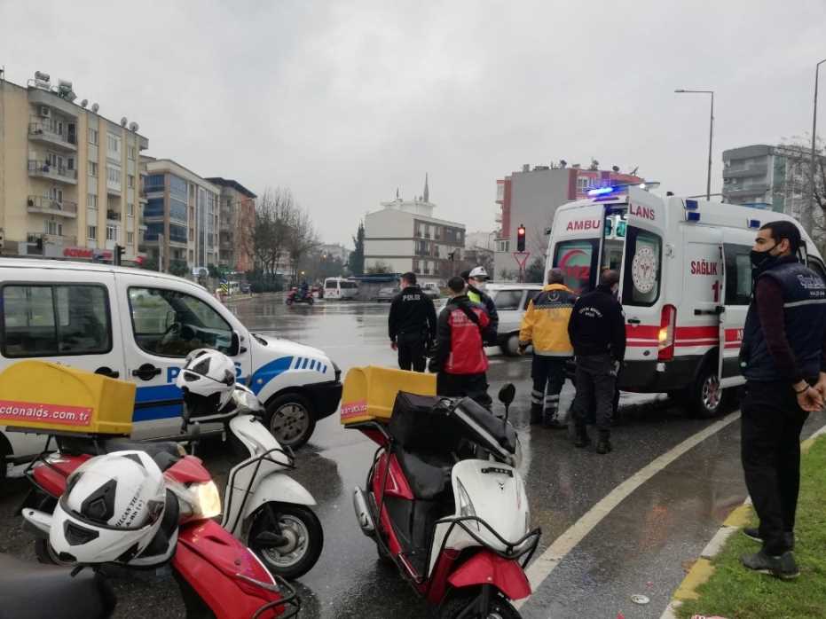 Yağış Kazaya Sebep Oldu: 1 Yaralı 