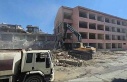 Söke’de 45 yıllık okul binası yıkıldı