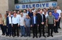 Başkan Ömer Günel, CHP Milletvekilleriyle birlikte...
