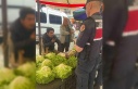 Jandarmadan pazarda hırsızlık ve sahte para denetimi