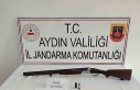 Karpuzlu’da ruhsatsız tüfek ele geçirildi