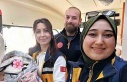 Bozdoğanlı ailenin bebeği ambulansta dünyaya geldi