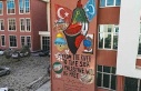 Filistin için duvarları boyadılar