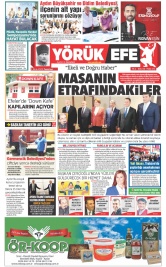 Yörük Efe Gazetesi ®️ | Aydın Haberler - 03.10.2022 Manşeti