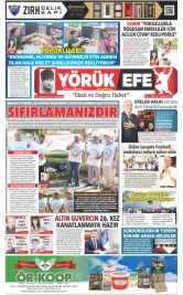 Yörük Efe Gazetesi ®️ | Aydın Haberler - 24.07.2023 Manşeti
