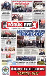 Yörük Efe Gazetesi ®️ | Aydın Haberler - 15.12.2024 Manşeti