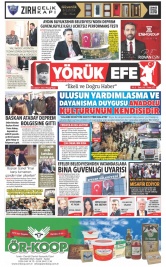 Yörük Efe Gazetesi ®️ | Aydın Haberler - 20.02.2023 Manşeti