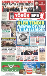 Yörük Efe Gazetesi ®️ | Aydın Haberler - 10.11.2022 Manşeti