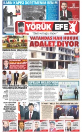 Yörük Efe Gazetesi ®️ | Aydın Haberler - 24.11.2022 Manşeti