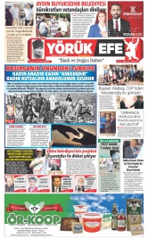Yörük Efe Gazetesi ®️ | Aydın Haberler - 06.06.2022 Manşeti