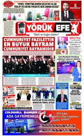 Yörük Efe Gazetesi ®️ | Aydın Haberler -29.10.2022 Manşeti