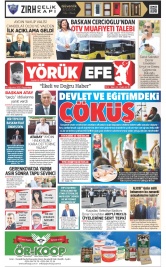 Yörük Efe Gazetesi ®️ | Aydın Haberler - 14.08.2023 Manşeti
