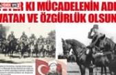 Yeter Ki Mücadelenin Adı Vatan Ve Özgürlük Olsun