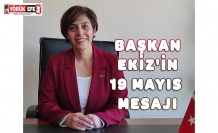 BAŞKAN EKİZ'İN 19 MAYIS MESAJI