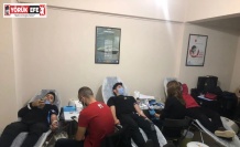 Nazilli’de öğrenciler kan bağışına dikkat çekti