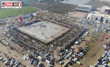 Yılın ilk deve güreşi İncirliova’da yapıldı