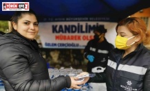 Büyükşehir’den Regaip Kandili’nde helva ikramı