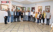 Nazilli Belediyesi kursiyerlerinin resim sergisi beğeni kazandı