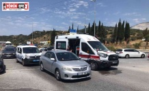 Söke’de ambulans kazaya karıştı