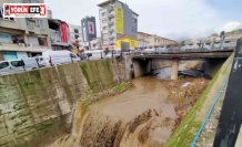 Tabakhane Deresi’nde sular yükseldi