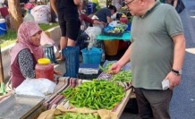 Başkan Saatçı'dan Pazar esnafını ziyaret
