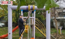 Köşk’te çocuk parkları yenileniyor