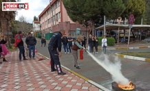 Aydın Devlet Hastanesi personeline yangın eğitimi verildi