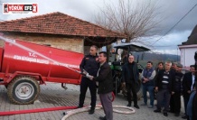 Aydın Büyükşehir Belediyesi’nin yangın söndürme tankeri dağıtımı sürüyor