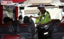 Aydın otogarında bayram denetimi