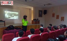 Karacasu’da öğrencilere ‘Güvenli Motosiklet Kullanıcılığı’ eğitimi verildi