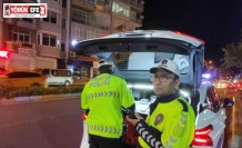 Trafik ekiplerinden ‘reflektör yelek’ denetimi